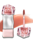 Mistine Lip Gloss Lip Oil Lip Plumber Non-sticky Tinted Lip Gloss for Women Infused with 1% Peptide Finish Lip Tint Hydrating Lip Stain Lightweight Feeling J01 Until Sunset Limited Edition 0.1 fl oz