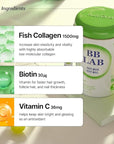 BB LAB Gift Set, Low Molecular Korean Collagen Powder Stick Supplement, Korean Marine Collagen, Fish Collagen Peptides, Vitamin C, Glycine, Fast Absorption