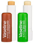 Vaseline Lip Therapy Variety 4-Pack – Cocoa Butter + Aloe Vera Moisturizing Lip Balm with Vitamin E, 0.16 Oz Ea