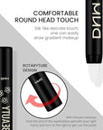 evpct Pearl White Shimmer Cream Eye Shadow Brightener Sticks Set for Eyes, White Shimmery Matte Pencil Eye shadow Applicator Stick Pen Palette Makeup Waterproof sombras en crema para ojos 01#