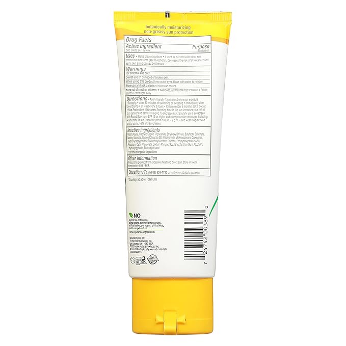 All Natural Organic SPF 50 Sunscreen