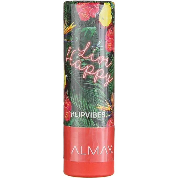 Almay Lip Vibes, Live Happy, 0.14 Ounce, cream lipstick