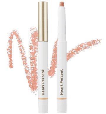 Heart Percent Dote On Mood Lip Liner Pencil, Long-Lasting Creamy Lip Crayon Smooth Lipliner Retractable Lipstick Overlip Line Color 0.8g, #01. Peach Beige