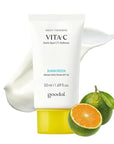 Goodal Green Tangerine Vita-C Dark Spot UV Defense Sunscreen SPF 50, Daily Skin Care Korean Sunscreen for Face, Broad spectrum, No White Cast (1.69 fl oz / 50ml)