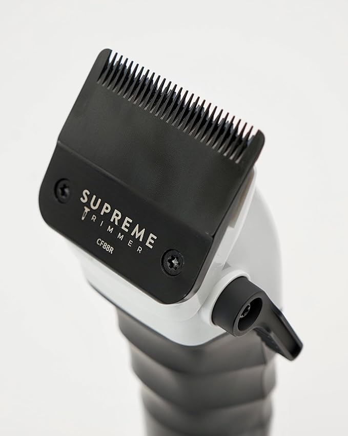 Supreme Trimmer 3-in-1 Barber Bundle | 2Spee Clipper, 2Spee Trimmer & Crunch Foil Shaver | Professional Beard Trimmer Men’s Hair Clipper Kit | White