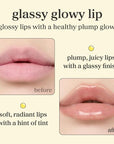 NOONI Korean Lip Oil - Applecoco | Lip Stain, Gift, Long-Lasting, Moisturizing, Plumping, Revitalizing for Dry Lips, Waterproof, No Peel Off, Korean Lip Tint, Clear Lips, Mother's Day, 0.12 Fl Oz