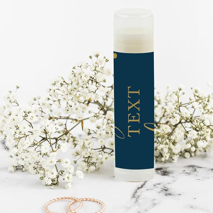 Andaz Press Personalized Lip Balm Party Blue,
