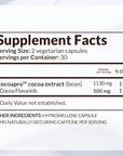 CocoaVia Heart & Brain Supplement, 30 Day, Cocoa Flavanol Extract, Memory & Circulation Booster, Nitric Oxide, Boost Oxygen & Energy, Plant Based, Gluten Free, Vegan, 60 Capsules