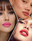 evpct 3Pcs Red Rose Deep Pink Vermilion Red Matte Long Lasting Wear Lip Liner Pencils Makeup Set for Shaping & Sculpting Lips, No Transfer Waterproof Lip Liner Crayon lipliners Lipstick Pencil 1+15+17