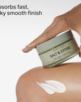 Salt & Stone Body Cream – Bergamot & Hinoki | Hydrating Formula with Seaweed Extracts, Spirulina & Squalane | Deep Hydration, Skin Barrier Repair & Healthy Glow | for all Skin Types (6.7 fl oz)