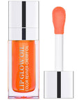 Hydrating Plumping Lip Glow Oil,Tinted Lip Gloss Lip Stain,Glow Reviver Lip Oil,Long Lasting Moisturizing Clear Lip Plumping Oil Tint for Lip Care and Dry Lips,Women's Day Makeup Gift for Women-004