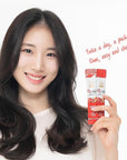 Korean Beauty Baekje Geumsan Women's Pomegranate Collagen Jelly Stick 5.1oz / 6 Count (1 Pack)