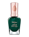 Sally Hansen Color Therapy, Serene Green, Argan Oil, Long Lasting, Nail Treatment, Semi Opaque, Shiny Green Nail Polish