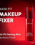 TIRTIR Mask Fit Make-up Fixer, 24H Long Lasting Makeup Finishing Setting Spray, Lightweight and Non-greasy, 2.7 Fl Oz