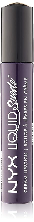NYX PROFESSIONAL MAKEUP Liquid Suede Cream Lipstick - Foul Mouth (Navy Black)