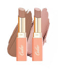 Oulac Satin Lipsticks for Women Set - Matte Lipstick, Full Coverage Lip Color, Satin Matte Finish, Cream Texture, Hydrating, Infused with Hyaluronic Acid, 4g*2 SG02+SG09