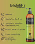 Lyfetrition Glycolic Acid/AHA 30% Renewal Serum, infused with Vitamins C & E for Skin Brightening, Exfoliating Serum Works for Dark Spots, Acne, and Reduces Fine Lines & Wrinkles - (12 Fl Oz)