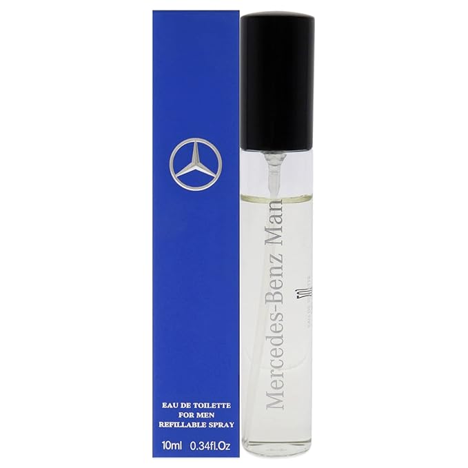 Mercedes-Benz Man - Eau de Toilette for Men - Aromatic, Woody Fruity Mens Fragrance with Cedar and Oakmoss Notes - Long Lasting Mens Cologne - 0.34 oz