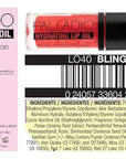 Palladio Hydrating Lip Oil Infused with Hyaluronic Acid, Non-Sticky Formula, Subtle shine with tinted sheer color, liquid lipstick, locks in moisture to prevent chapped lips 0.13 Oz. (BLING)