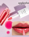 NOONI Korean Hydrating Lip Oil - Appleplum | Long-Lasting, Moisturizing, Plumping, Revitalizing for Dry Lips, Waterproof, No Peel Off, Korean Tint, Hydrating, Nourishing Crystal Clear, 0.12 FL Oz