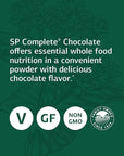 Standard Process SP Complete - Whole Food Immune Support, Liver Support, Antioxidant, with Rice Protein, Grapeseed Extract, and Choline - Vegetarian, Chocolate - 26 Ounce