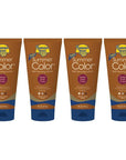 Summer Color Self Tanning Lotion - Deep Dark Color, 6 Ounces each (Value Pack of 4)