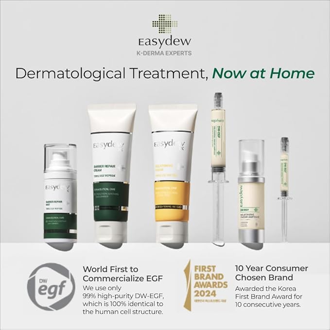 EASYDEW DW-EGF Peptide Clear Patch - Outdoor UV Block Ultra-Thin Transparent Sun Patches for Golf, Riding, Hiking, Driving - Adenosine, Glutathione, Hydrolyzed Collagen, 4 Packs