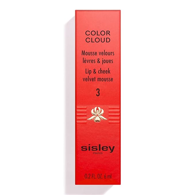 Sisley Paris Color Cloud, 3 Berry - 2-in-1 Lipstick & Blush - Buildable, Vibrant Color for Lips, Cheeks - Ultra-Soft Matte Finish - Blendable, Lightweight