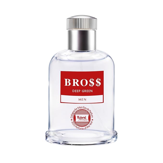 Hybrid & Company Bro$$ Deep Green For Men Pour Homme Eau De Toilette Natural Spray 3.4FL.OZ