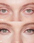 evpct 2Pcs under Eye Brightener, Nourishing Luminous under Light Pink