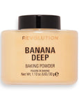 Revolution Beauty, Loose Baking Powder, Makeup Setting Powder, Banana Deep, 1.13 Oz