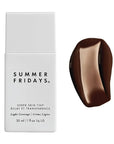 Summer Fridays Sheer Skin Tint - Skin Tint with Hyaluronic Acid - Helps Diminish Uneven Skin Tone - Sheer to Light Coverage - Shade 10 - Rich Deep with Neutral Undertones (1 Fl Oz)