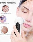 Waterproof Facial Cleansing Spin Brush Set with 5 Exfoliating Brush Heads - Electric Face Scrubber Cleanser Brush by CLSEVXY - Face Brush for Gentle Exfoliation and Deep Scrubbing