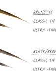 WUNDERBROW Thicker Brow Pen Duo, Dual Ended Pen, Vegan & Cruelty Free (Black/Brown)