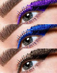 Maydear Brown Mascara for Eyelashes, Waterproof Long Lasting Smudgeproof Color Mascara for Women Fast Dry Lengthening Eye Makeup Party Stage Use