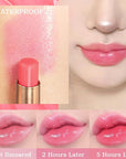 Kaely 2Pcs Strawberry Hydrating Lipstick Tinted Lip Balm, Color Changing PH Lipstick Makeup, Korean Magic Lip Stain Long Lasting Waterproof, labiales magicos 24 horas originales