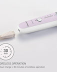 Panasonic Epilator with Gentle Cap, Electric Hair Remover for Home, 3 Speed Settings, Wet Dry, Washable - ES-EY30