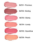 Palladio I'm Blushing 2-in-1 Cheek and Lip Tint, Buildable Lightweight Cream Blush, Sheer Multi Stick Hydrating formula, All day wear, Easy Application, Shimmery, Blends Perfectly onto Skin, Peach