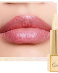Oulac Glitter Lipstick for Women with Metallic 3D Shine Lightweight Hydrating Formula, High Impact Lip Color, Vegan & Gluten Free Beauty, Sheer Coverage Lip Makeup, Crystal Veil(27)