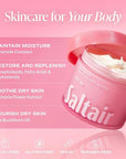 Saltair Multi-Lipid Body Butter - Rich, Nourishing Pink Beach Hydrating Body Cream with Ceramide Complex, Coconut Oil, Shea Butter, and Sea Buckthorn. Deep Moisturizing Dry Skin Care. 10oz Jar