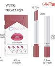 evpct 4Pcs Smoke Pipe Lip Color Changing Lipstick Little Smoke Cigarette Matte Lip Balm Set Kit for Women Beauty Lipstick and Lipliner Glossy Rose Pink Nude Lip Gloss Long Lasting 24
