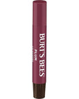 Burt's Bees Shimmer Lip Tint Set, Tinted Lip Balm Stick, Moisturizing for All Day Hydration with Natural Origin Glowy Pigmented Finish & Buildable Color, Plum (4-Pack)