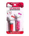Lip Smacker Lippy Pals Swirls, Sanrio Hello Kitty, Flavored Moisturizing & Smoothing Soft Shine Lip Balm, Hydrating & Protecting Fun Tasty Glossy Finish, Cruelty-Free & Vegan - Cheerful Cherry, Kiwi