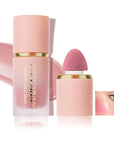 AKARY Mousse Liquid Blush, Soft Cream Makeup Blush, Tint(01#Love Cake)