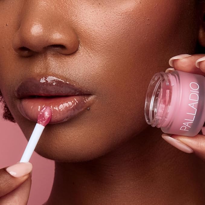 Palladio Lip Mask Intense Overnight Moisturizer to Nourish and Repair Dry Lips While Sleeping, Hydrates for Smooth, Soft, Plump Lips Infused with Shea Butter and Sweet Cherry