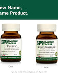 Standard Process Zinc Complex - Immune Support, Thyroid Support, Cognitive Health, and Blood Health Support with Iron, Zinc, and Copper - 90 Tablets