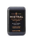 Mistral Bar Soap, Black Amber, Large Bar