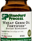 Standard Process Wheat Germ Oil Fortified - Whole Food Exercise, Antioxidant and Immune Support with Vitamin E and Wheat Germ Oil - 80 Softgels