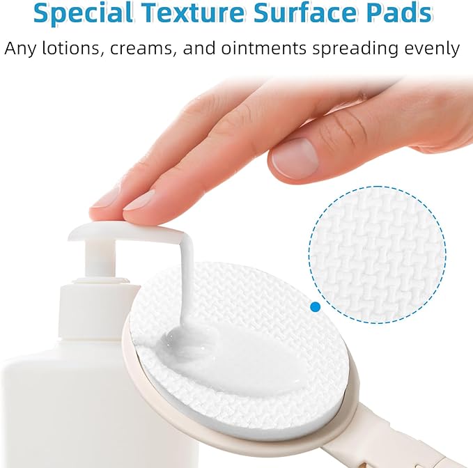 Lotion Applicator for Back,Legs,Feet, Self Application of Sunscreen, Sunless Self-Tanning, Skin Cream, Acne, Back Applicator for Lotion for Women