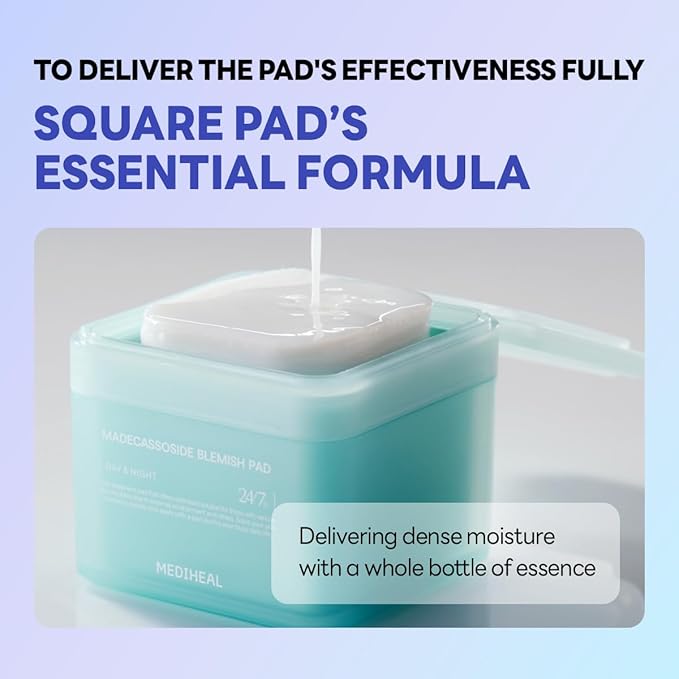MEDIHEAL Madecassoside Toner Pads [Disney Pixar Edition]-Centella Asiatica to Improve Uneven Skin Tone - Vegan Face Gauze, Full size 100 + Refill 100 (Madecassoside, 200 pads)